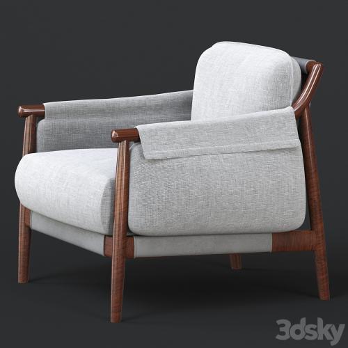 TIMES LOUNGE Fabric armchair