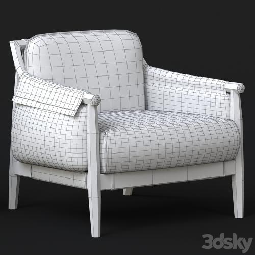 TIMES LOUNGE Fabric armchair