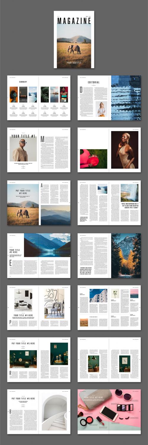 Modern Magazine Layout