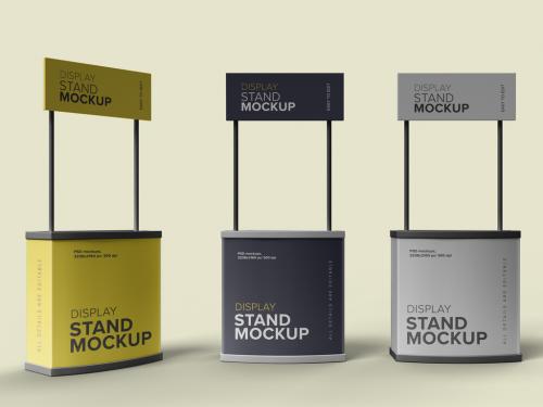 Promo Stand Mockup Design