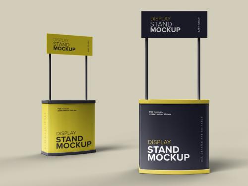 Promo Stand Mockup Design