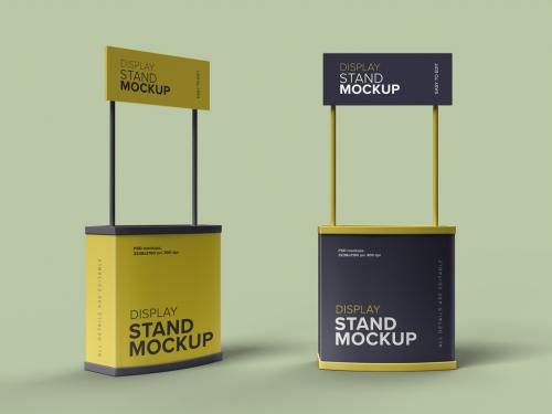 Promo Stand Mockup Design