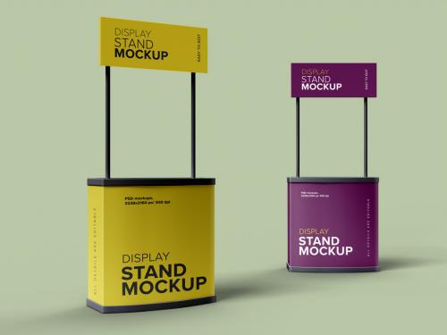 Promo Stand Mockup Design