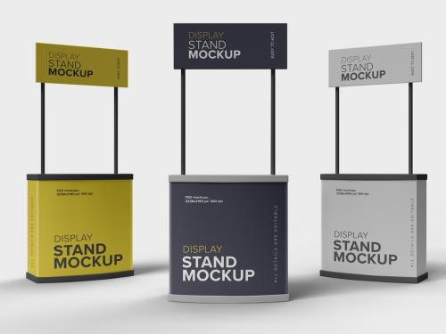 Promo Stand Mockup Design