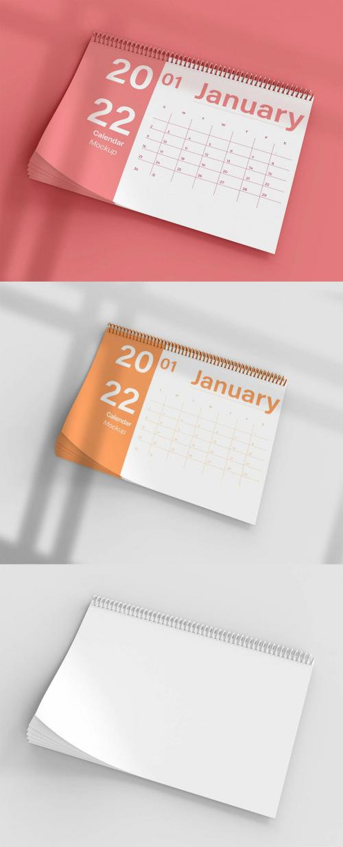 Calendar Layout Mockup