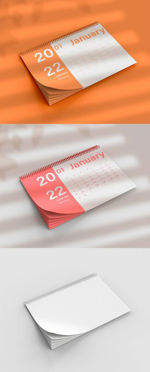 Isolated Calendar Mockup