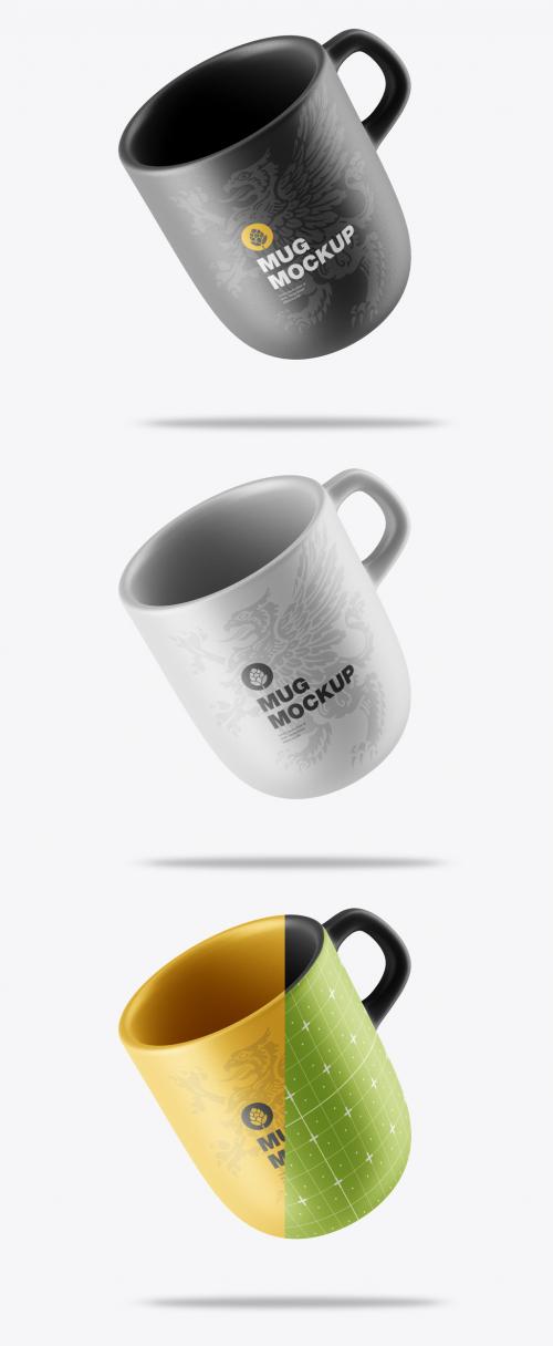 Colorful Matte Mug Mockup