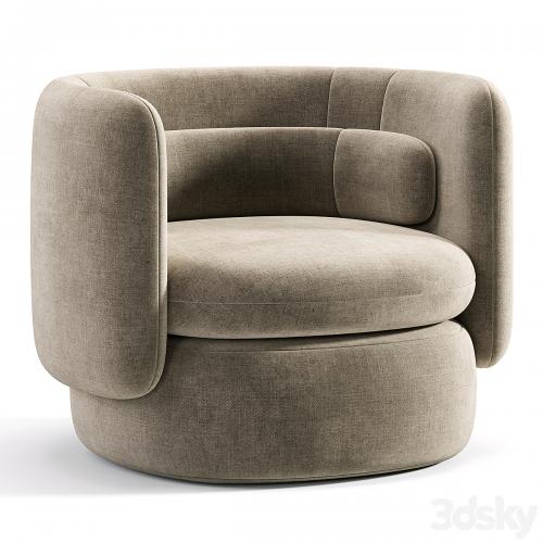 Aria 3 seater flannette armchair