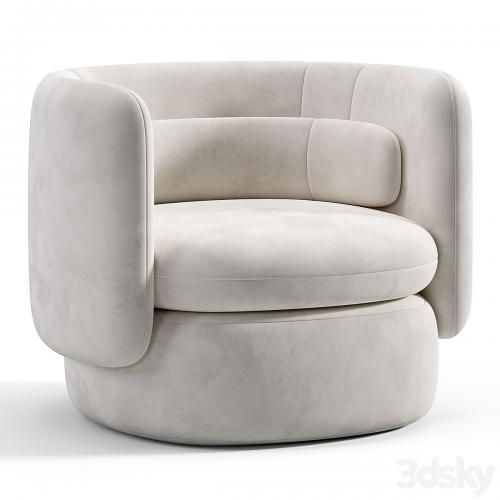 Aria 3 seater flannette armchair