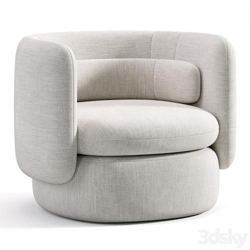 Aria 3 seater flannette armchair