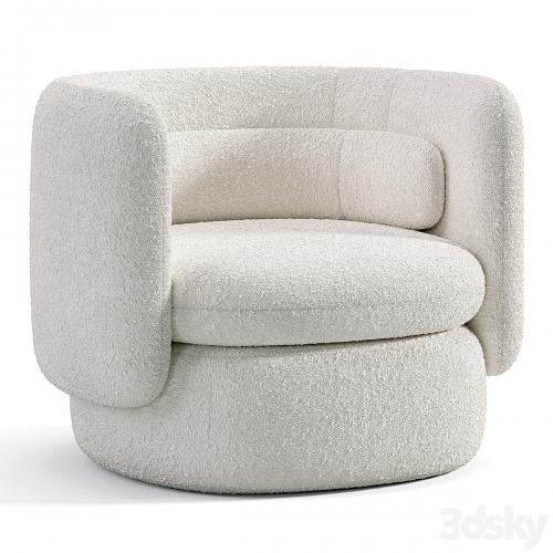 Aria 3 seater flannette armchair