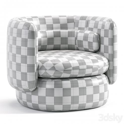 Aria 3 seater flannette armchair