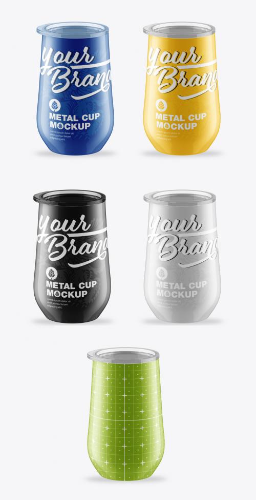 Stainless Steel Travel Cup Mockup