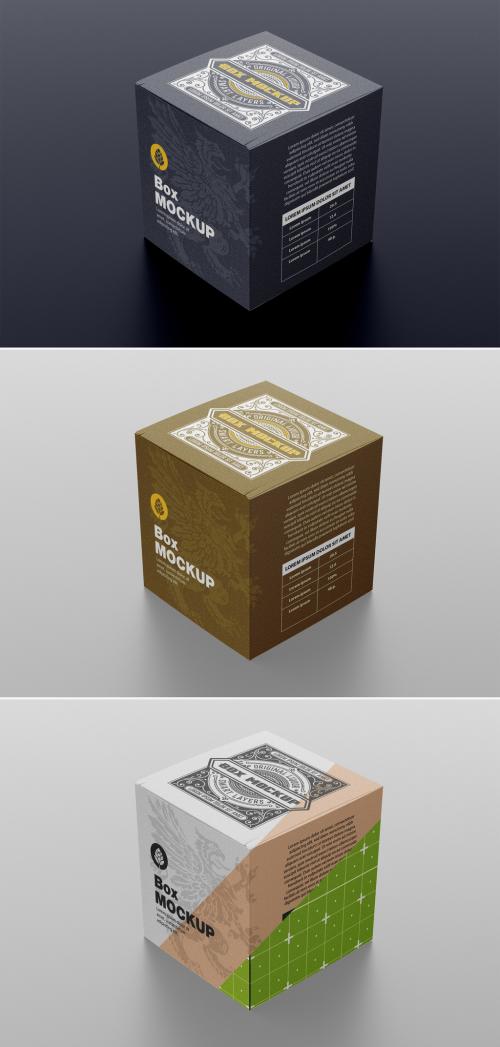 Luxury Cardboard Box Mockup