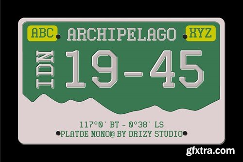 Platde - Vintage Mono Slab Font 5AARN4P