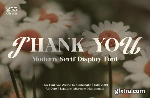 Raluweh - Modern Serif Display 98KX9SC