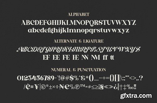 Raluweh - Modern Serif Display 98KX9SC