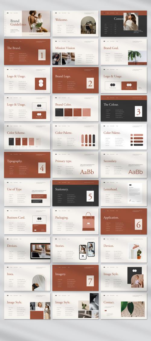 Brand Guideline Presentation Layout