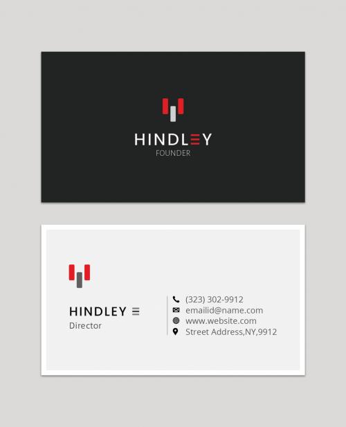 Clean Business Card Layout