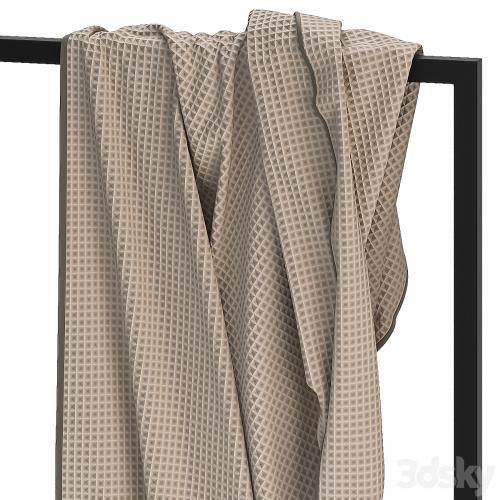 Freestanding towel rack