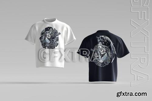 Fabric T-Shirt Mockup RDF4BKU