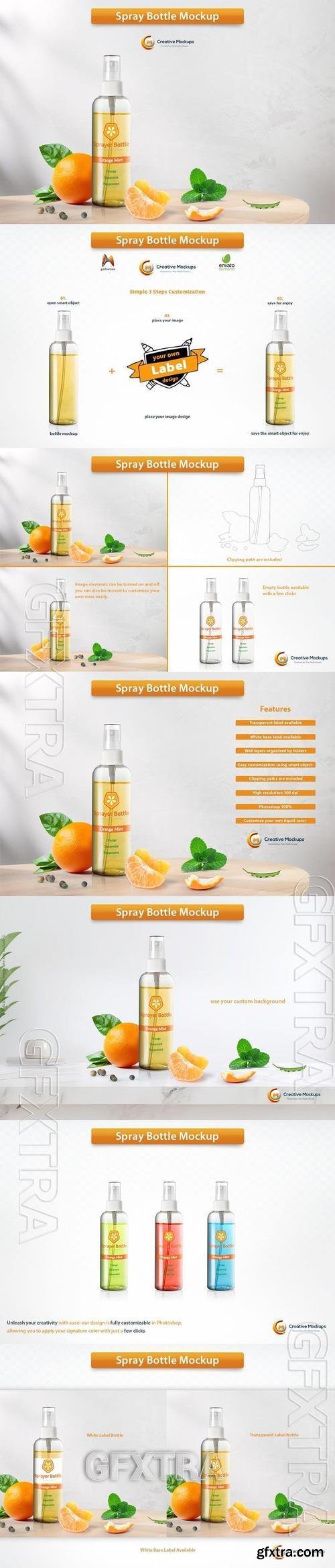 Spray Bottle Mockup N2TS5NY