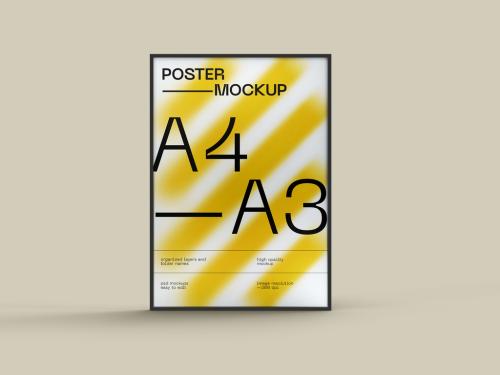 Frame Poster Mockup Design