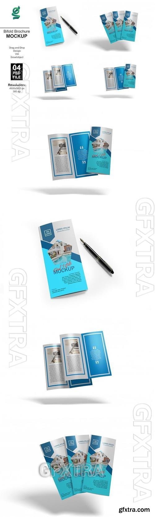 Bifold Brochure Mockup KS8J9DL