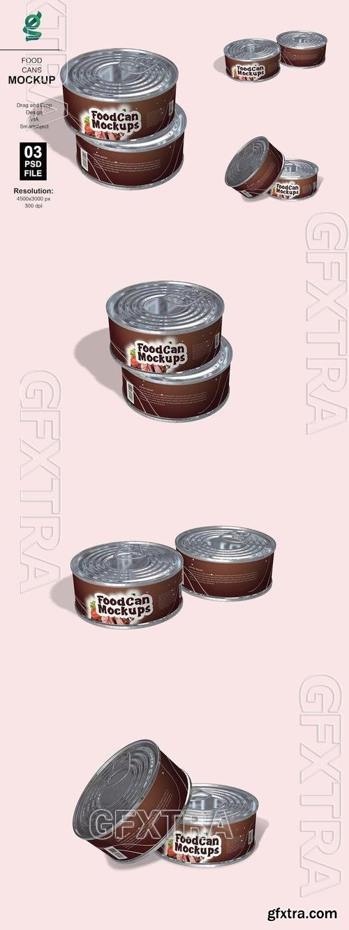 Food Can Mockups MJ84AVH