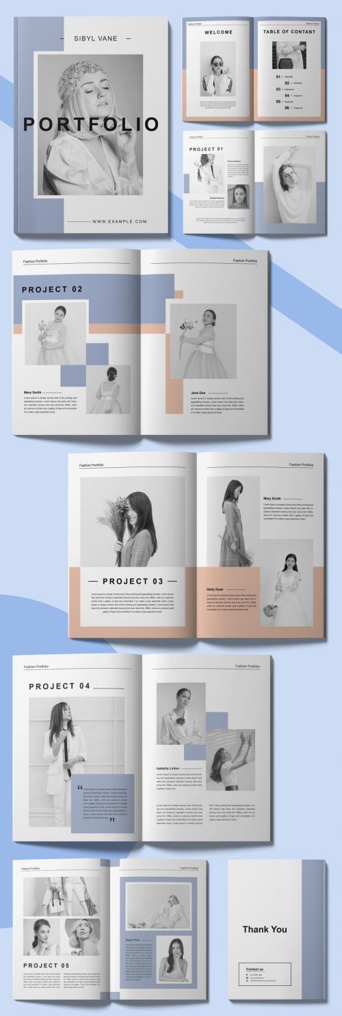 Portfolio Brochure Magazine Layout