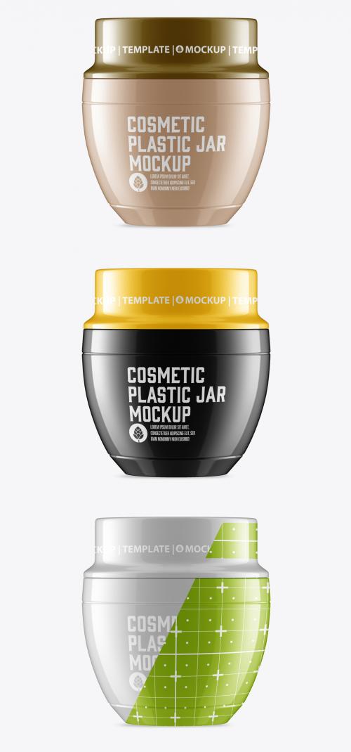 Glossy Cosmetic Jar