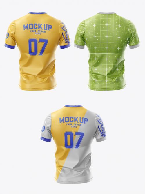 Men’S Soccer T-Shirt Mockup