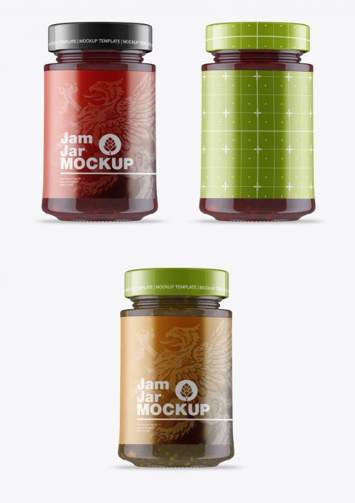 Jam Jar Mockup