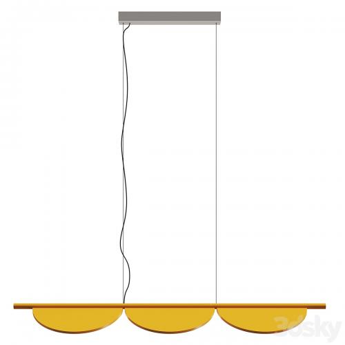 Flos Almendra S3 Linear Pendant Lamp