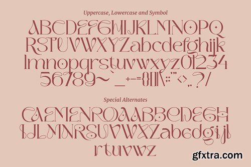 Calora - Modern Luxury Typeface UYMA22A