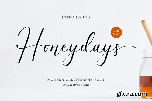 Honeydays - Modern Calligraphy Fonts S2LLAMU