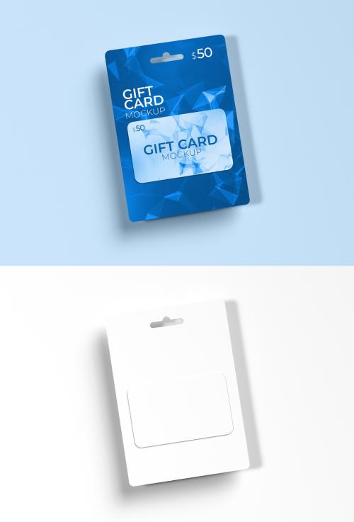 Gift Card Pack Mockup