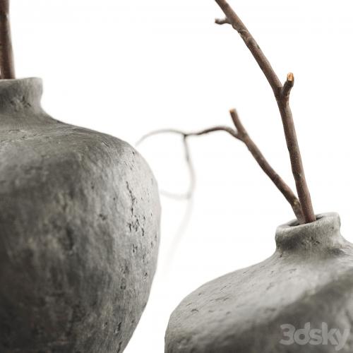 Branches in vases