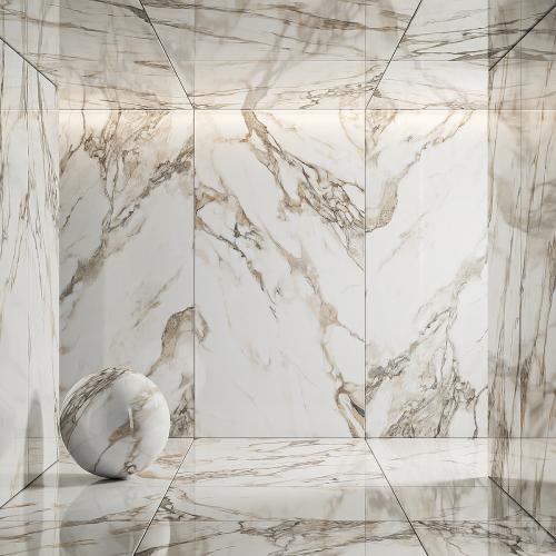 Porcelain tile Laparet Calacatta Bronze