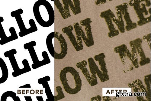 Old Paper Grunge Text Effect 87JTPJR