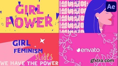 Videohive Feminism Typography Scenes for After Effects 51424931