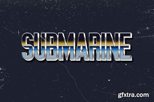 Retro 3D Text Effect DW4RM9T