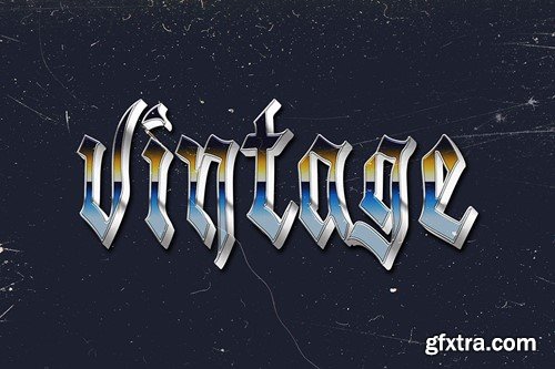 Retro 3D Text Effect DW4RM9T