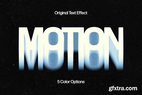 Motion Blur Melting Text Effect AR6YC5J