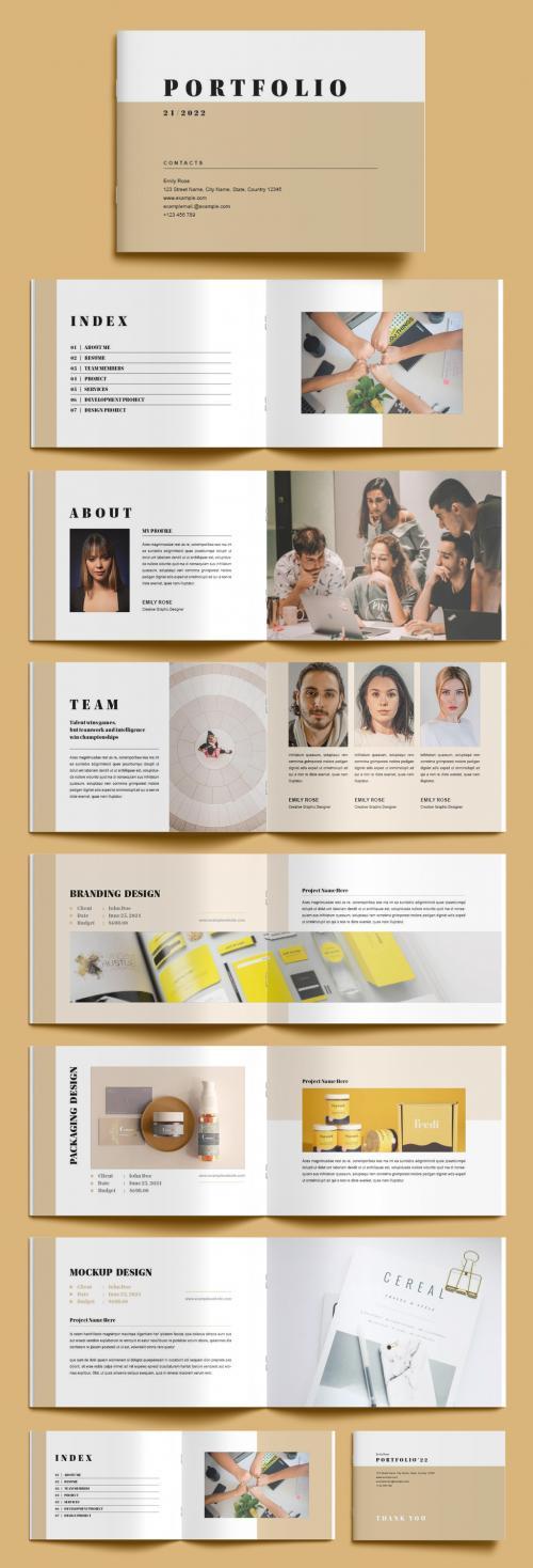 Clean Portfolio Magazine Layout 2022