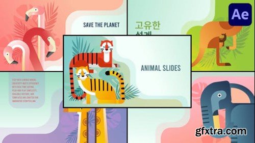 Videohive Animal Slides for After Effects 51422144