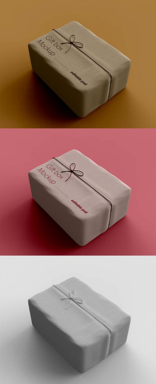 Gift Box Mockup