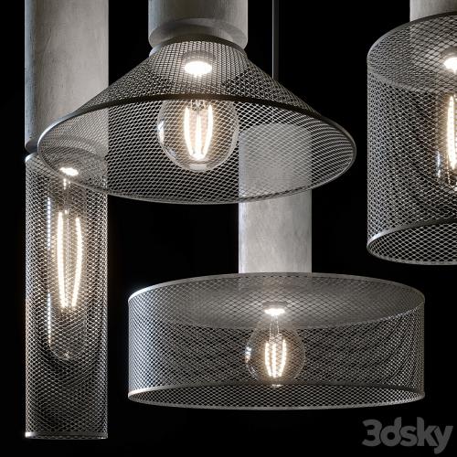 Modern industrial style pendant lamp
