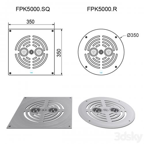 Pedestrian fountain Dry Deck KIT FPK-5000