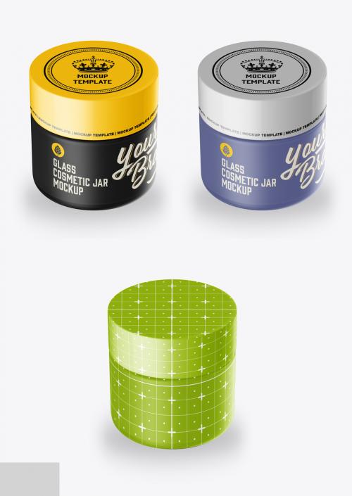 Cosmetic Jar Mockup